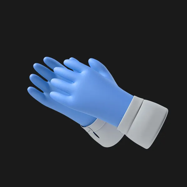 Blue zombie hand