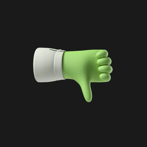 Green zombie hand